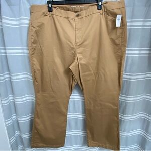 NWT OLD NAVY / Bootcut Khaki Crumb on Down Pants Size 26